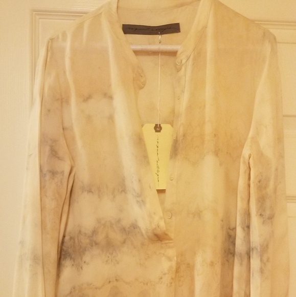 Raquel Allegra Tops - NEW Raquel Allegra Tie-Dye Silk blouse